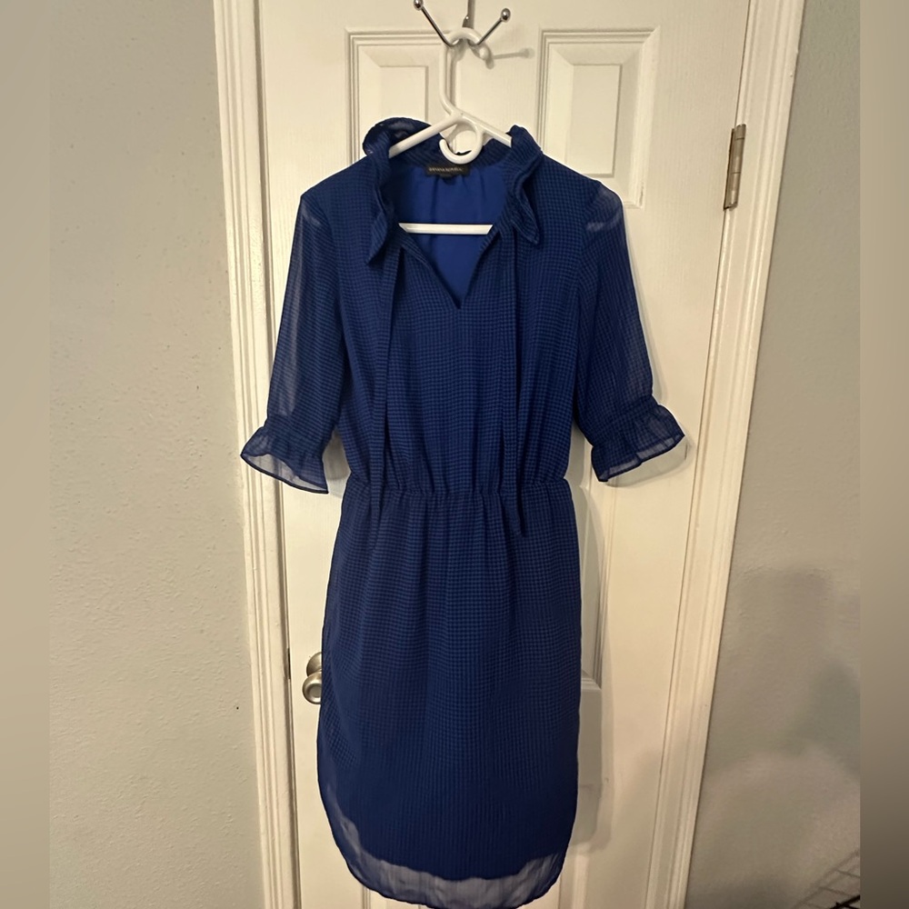 Banana Republic houndstooth dress -xs